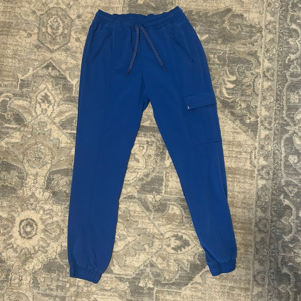 Royal Blue Jaanuu Jogger Fit Cargo Scrub Pants